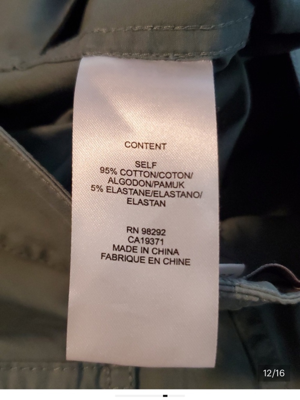 Tibi Garment Dyed Silky Cotton Sid Pants Size 29 Green Limestone - Picture 6 of 7